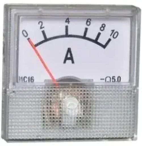 Амперметр 10А, щитовой прибор 40х40мм, без шунта