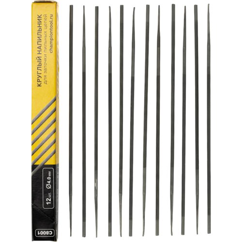 Напильник CHAMPION 4.0 мм (12шт)   C8001
