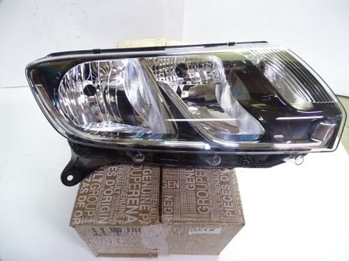 Фара Renault Logan Sandero прав. 2014-2017 г. /черная/ (Renault)