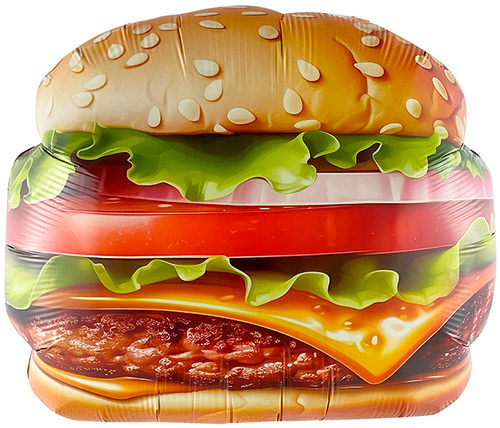 Шар (24''/61 см) Фигура, Бургер, 1 шт. в уп.