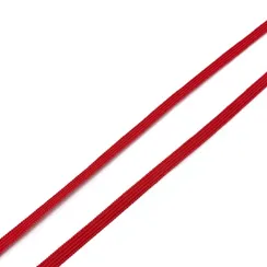 Резинка отделочная красная 4 мм (цв. 100), K-195/4