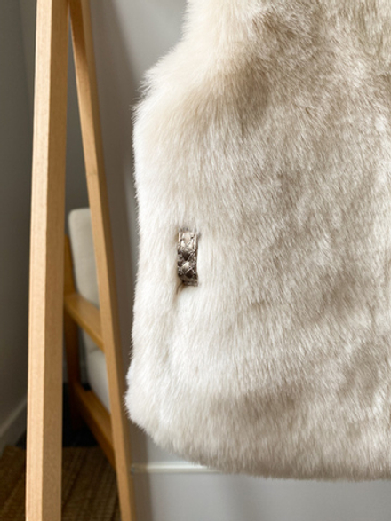 Новый меховой жилет Lili Gaufrette, 98