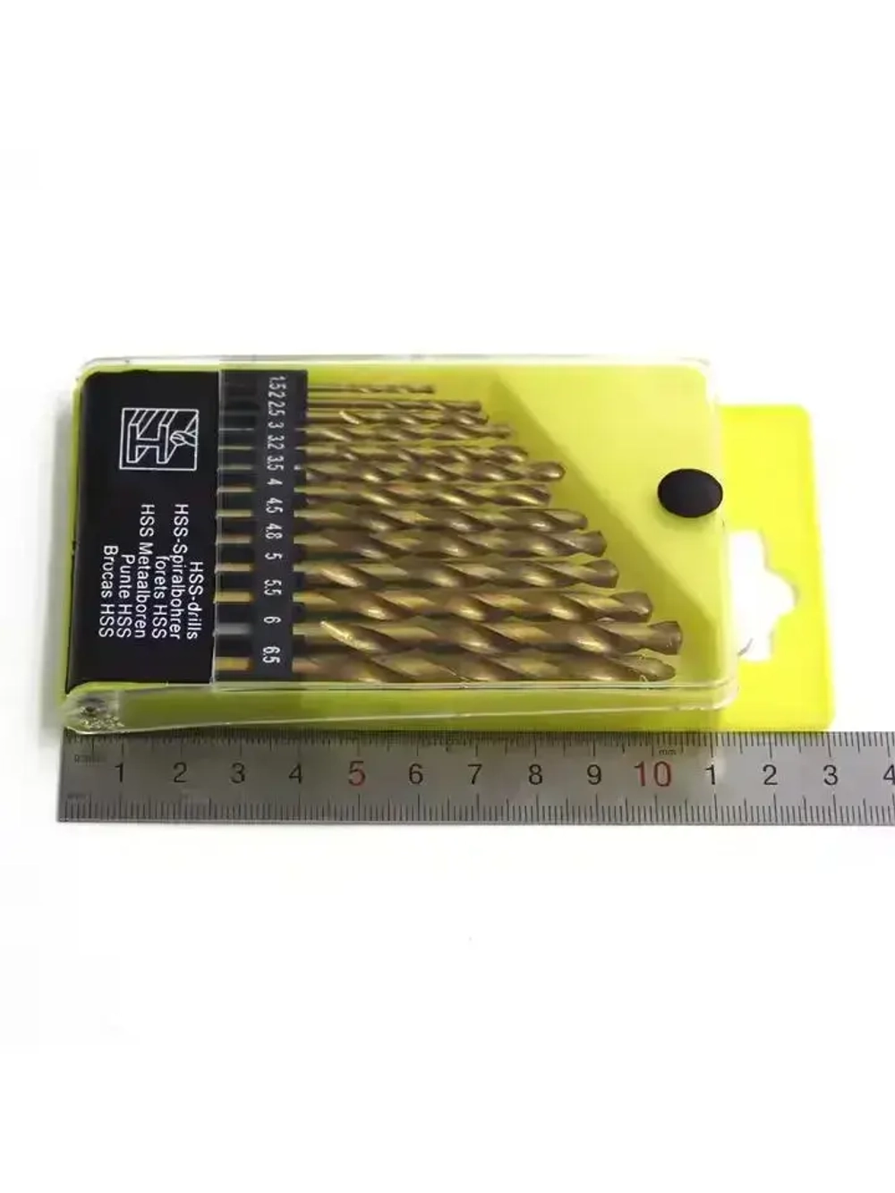 Сверла по металу 1,5 - 6,5 мм. Набор сверл HSS 13 шт.