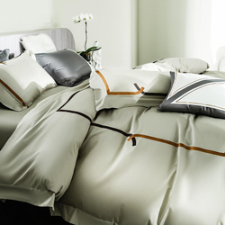 ZEPHYR HOME Постельное белье на двуспалку Египетский хлопок 100s зеленая