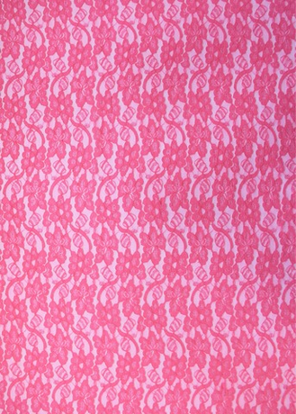 Гипюр стрейч ярко-розовый