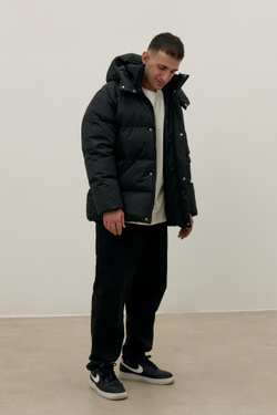 Пуховик MAN, черный