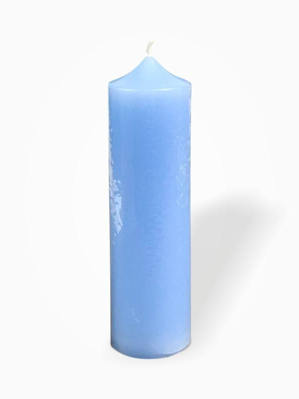 Свеча алтарная голубая 70 часов