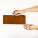 Деревянная разделочная доска из цельного куска древесины Сибирский Кедр RD23