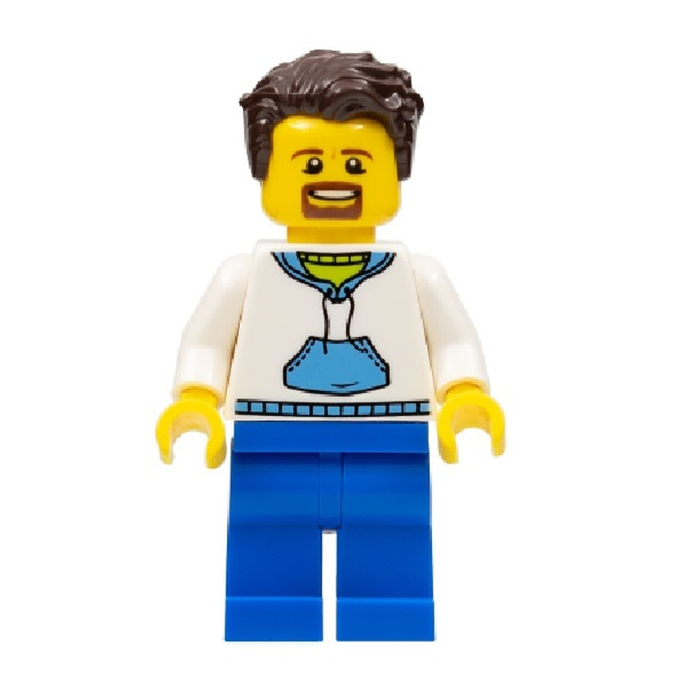 Парень в белом худи twn349