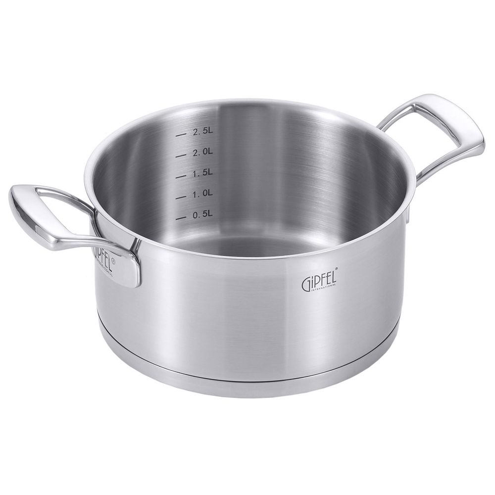 Кастрюля из нержавеющей стали Gipfel Prestige 1234 20 см/2,7 л