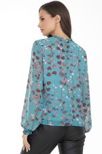 Блуза Волшебный шифон (бирюза) Diolche