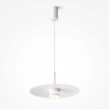 Подвесной светодиодный светильник 12W 3000K MOD352PL-L10W3K белый Platte Modern Maytoni