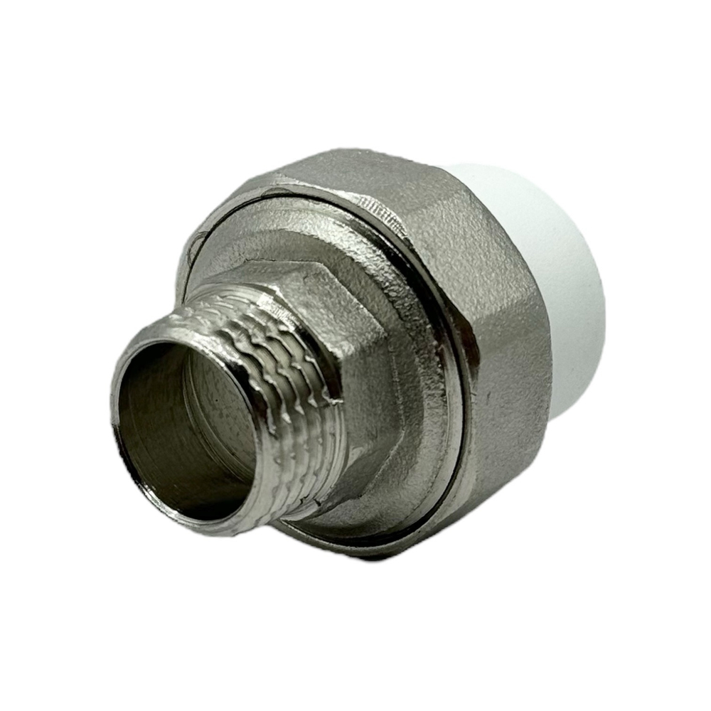 Муфта комбинированная разъемная (Американка) TEBO 20x1/2" наружная резьба под O-Ring кольцо