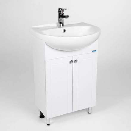 Тумба "Париж" ERICA 55 с раковиной 2 ств