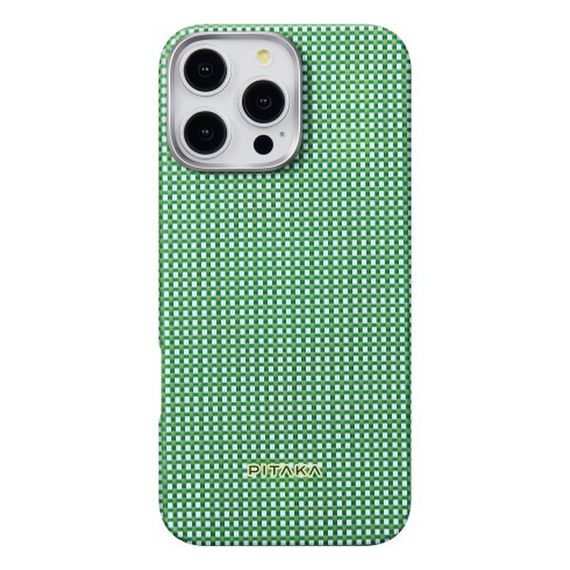Чехол Pitaka Ultra-Slim Case для iPhone 16 Pro Зеленый (Forest Green) KI1601PFOR