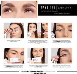 Nanolash Lash Lift Kit - набор для подтяжки и ламинирования ресниц, 0