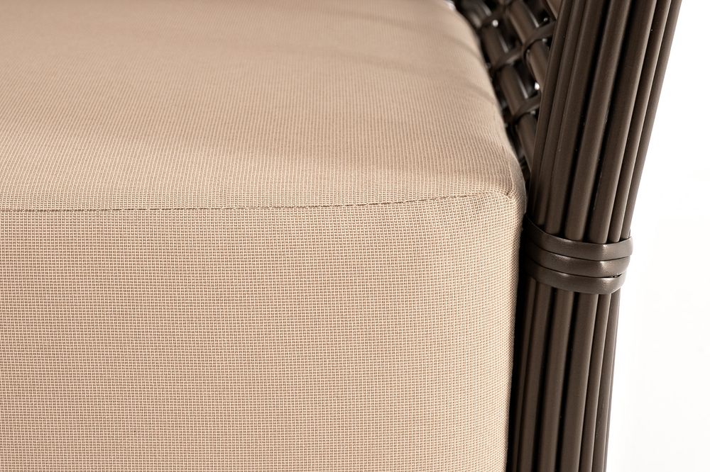 "Валенсия" диван из искусственного ротанга трехместный, цвет бронзовый