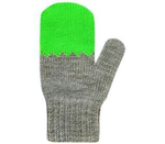 Варежки "Тото" серый/зелёный р.12, 1 шт.