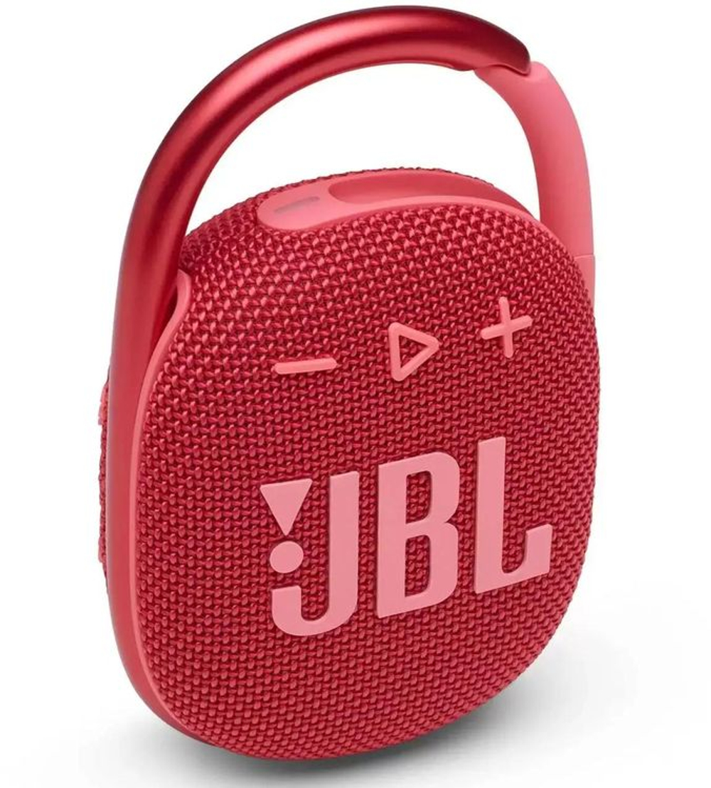 Колонка портативная JBL Clip 4, 5Вт, красный [jblclip4redam]