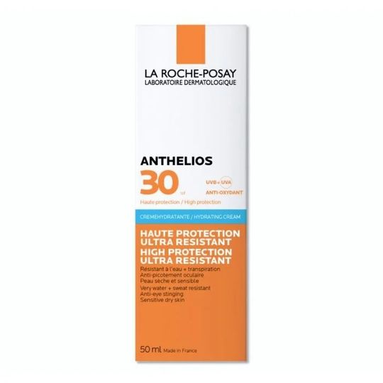La Roche-Posay Anthelios Hydrating Cream Солнцезащитный увлажняющий крем для лица и кожи вокруг глаз SPF 30, 50 мл