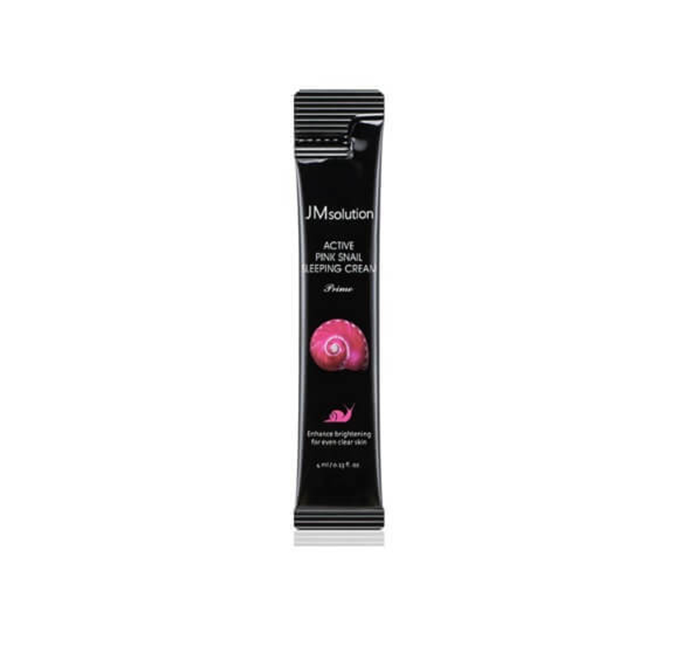 Обновляющая ночная маска с муцином улитки JMsolution Active Pink Snail Sleeping Cream Prime