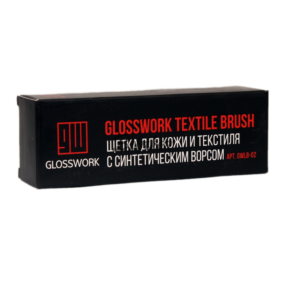 Щетка для кожи и текстиля с синтетическим ворсом GlossWork