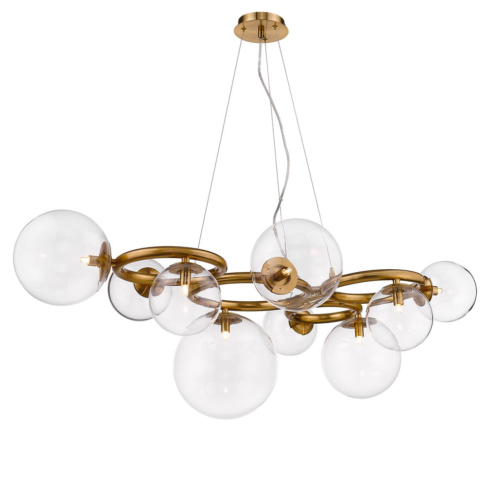 Люстра P68092-9 brass