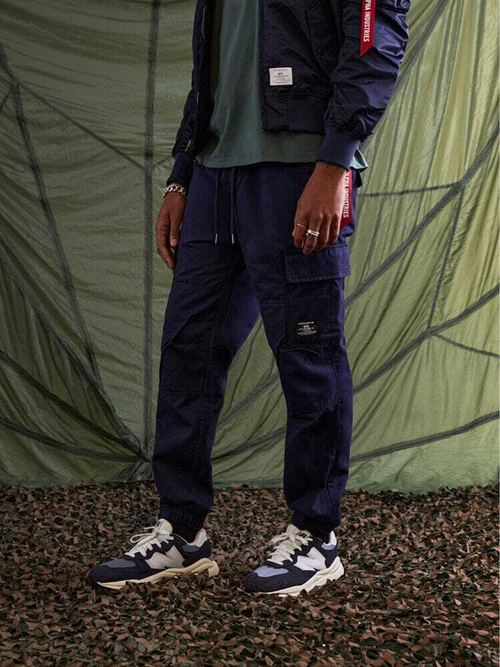 Брюки джоггеры Alpha Industries Cotton Jogger (т.синие - r.blue)