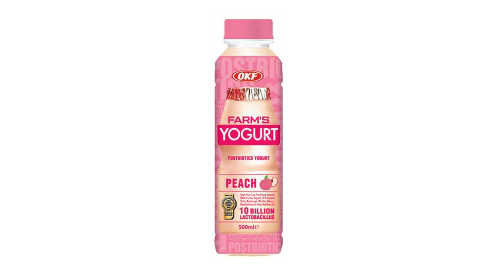 Напиток со вкусом йогурта и персика Farm*s Yogurt Peach 500мл