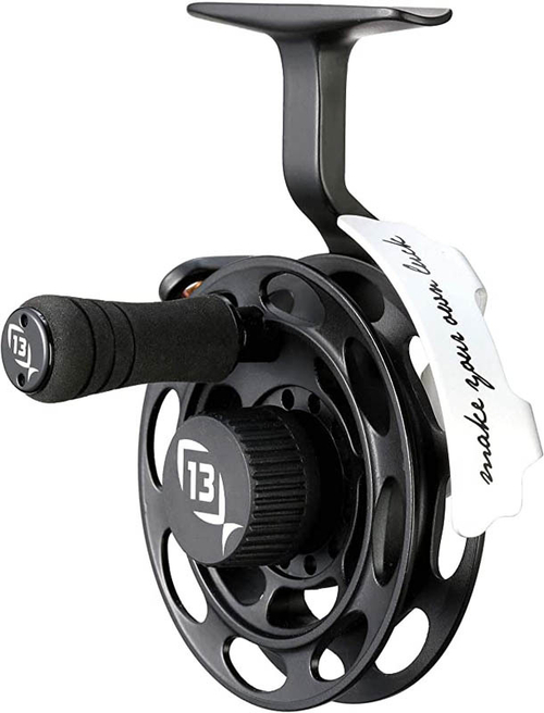 Катушка 13 FISHING Black Betty Inline Ice Reel 1:1 Gear Ratio - LH+RH Interchangeable
