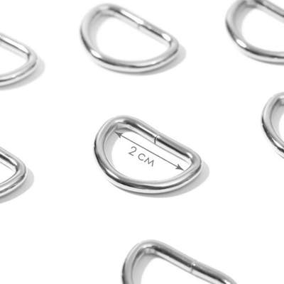 Полукольцо для сумок 20 мм