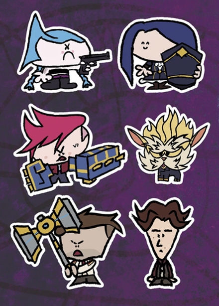 Фирменные Стикеры Аркейн №1