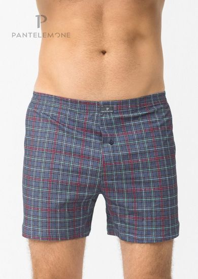 Трусы мужские семейные Pantelemone PMB-403, клетка деним