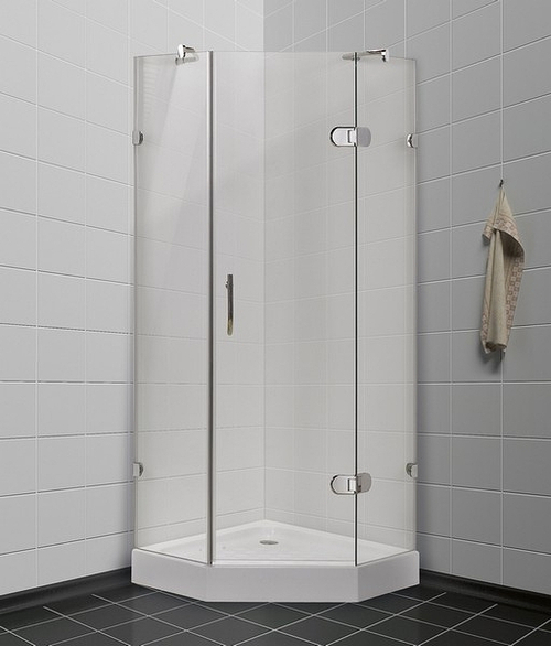 Душевой уголок Timo BY 90х90 BY-839 90C профиль Хром стекло прозрачное