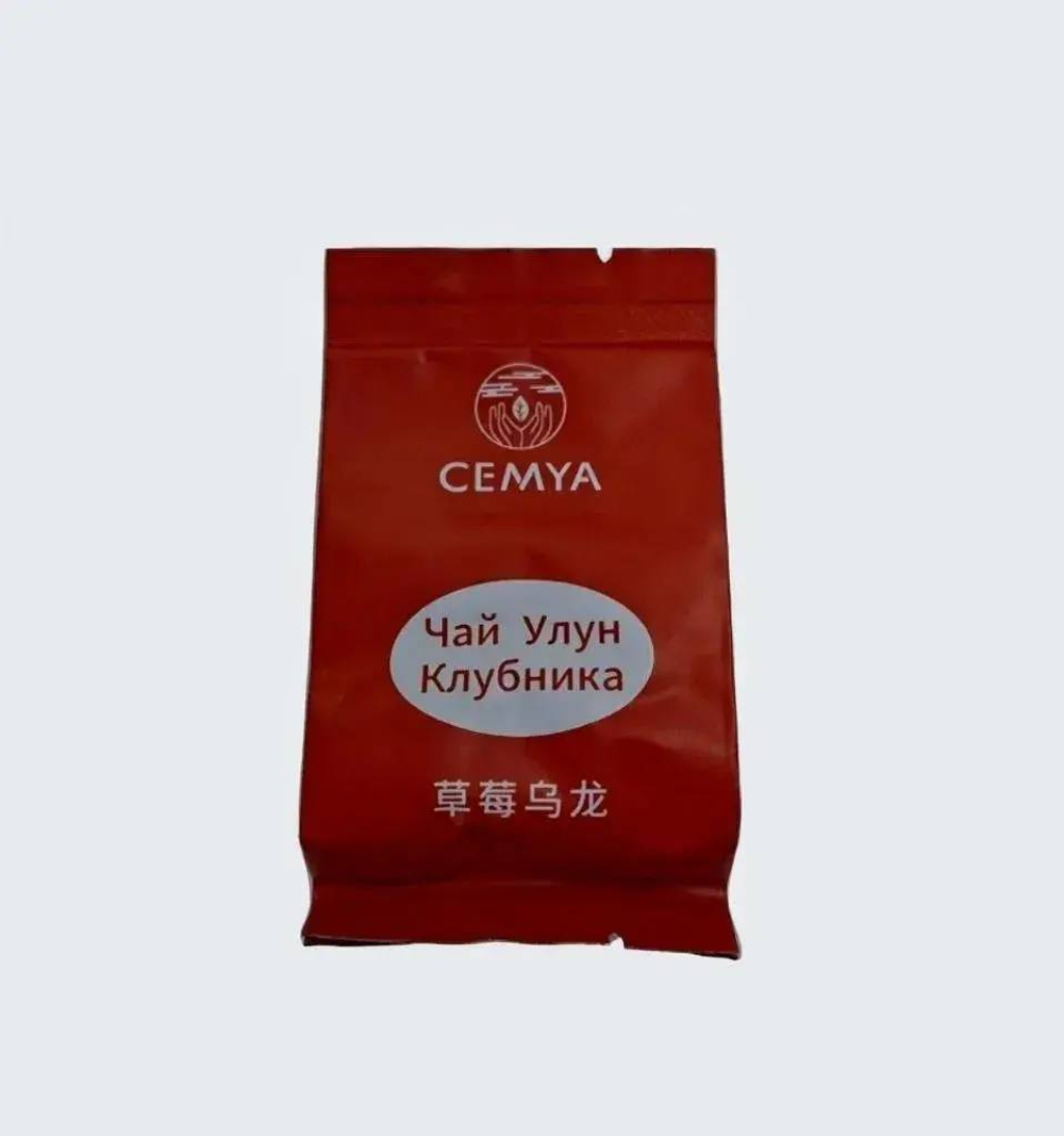 Чай китайский зеленый "Cemya" Клубника улун
