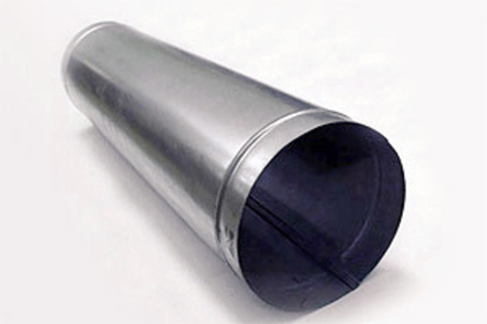 Труба вентиляционный оцинкованная Ø 100-0,5м.