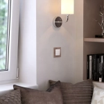 Рамка из стекла на 1 пост Favorit латте W0011142