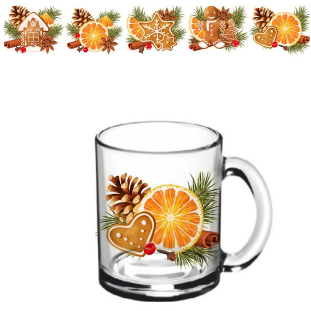 Кружка 320мл «Со вкусом праздника» 5 видов