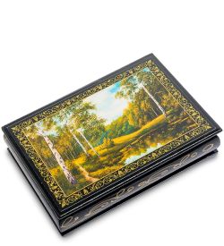 Народные промыслы ШК-11/ 4-F Шкатулка в технике декупаж (11х16х4)