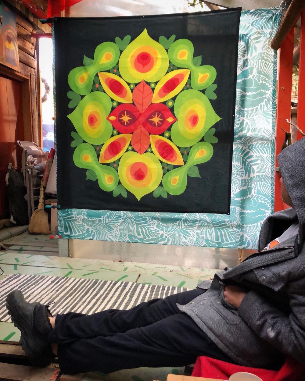 Полотно Plushedelica «Протея» осенняя