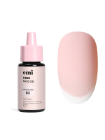 E.MiLac Fiber Base Gel Natural Pink №3, 30 мл.