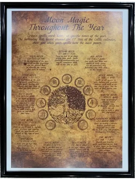 Лунный цикл Постер Влияние Луны