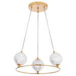 737033 Люстра ACRILE G9 3х6W(led) G9 ЗОЛОТО