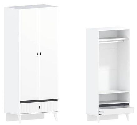 Омега 10 шкаф 2-х дв.для одежды