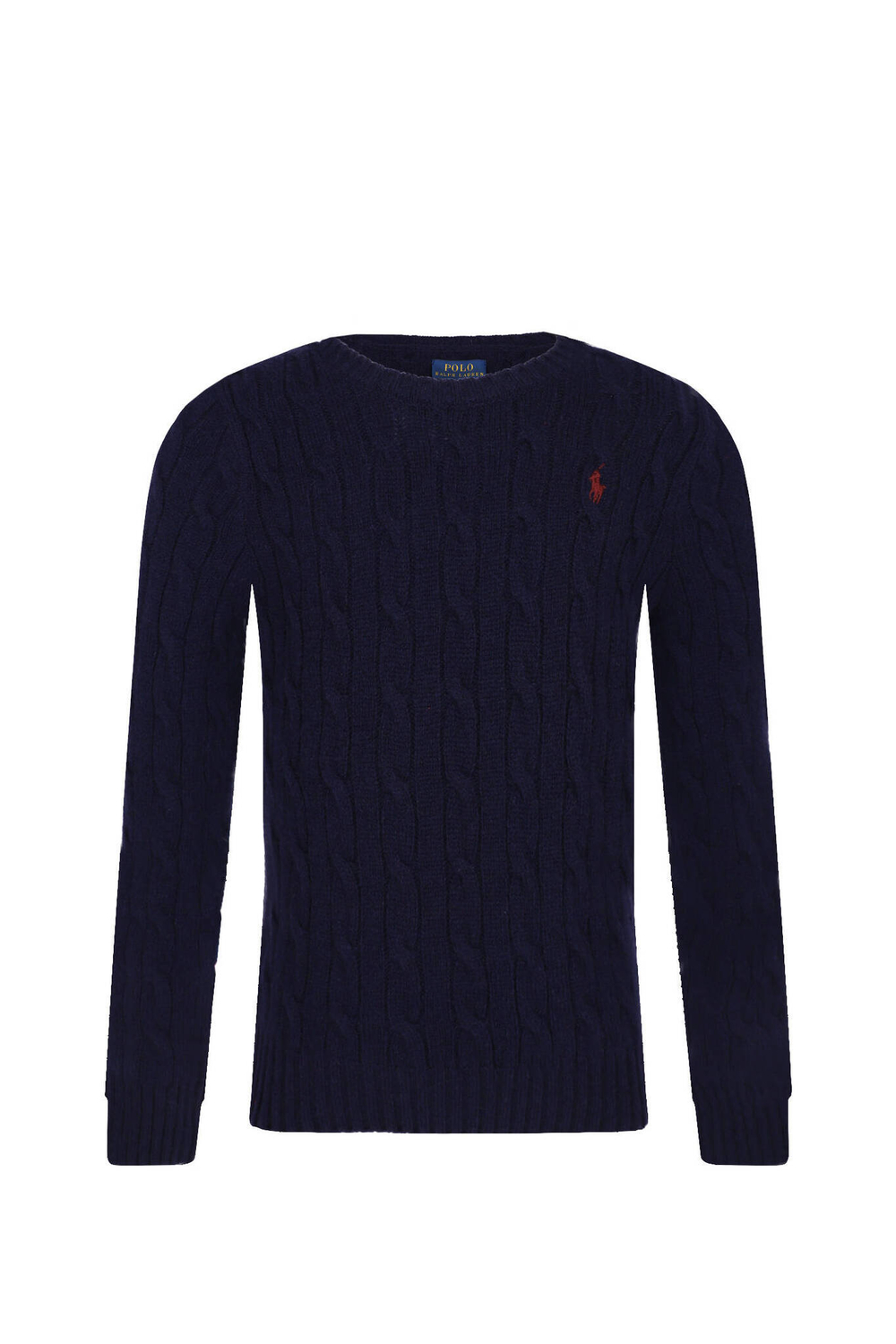 Wełniany свитер POLO RALPH LAUREN - темно-синий(877375)