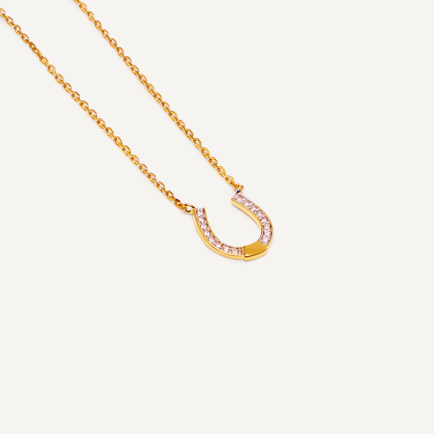 Колье Blessed Horseshoe Necklace – Gold