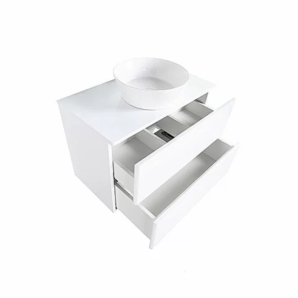 Тумба с раковиной Orange Otto Ot-75TuMDF+B08-360W 75 белая