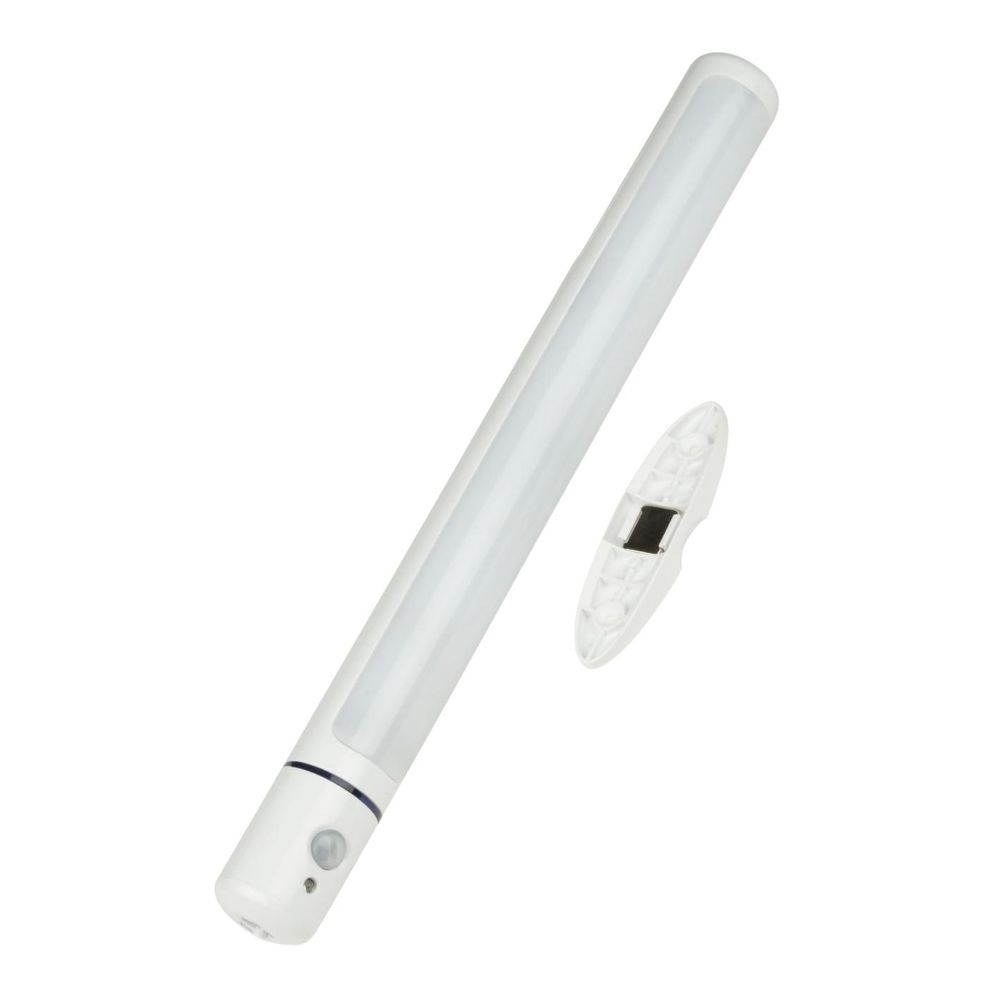 ULM-F43-0.9W-4200K SENSOR IP20 WHITE Светильник светодиодный для внутренней подсветки мебели с датчиком движения. Питание 3АА не в-к. 60Lm. Белый. ТМ Uniel