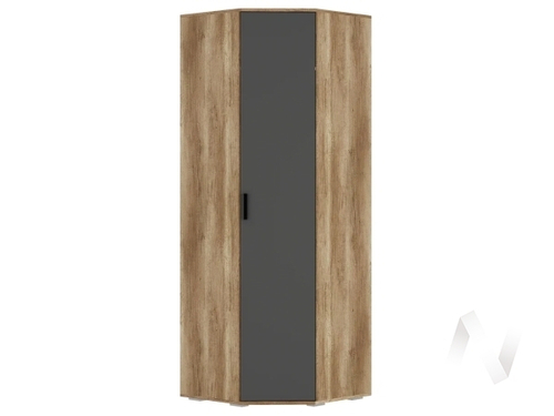 Шкаф угловой МС Вегас ШКУ-01 (дуб каньон/графит)
