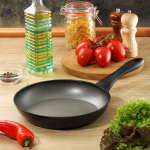 Сковорода алюминий, 24 см, антиприг, Daniks, Moon Style, сереб-черн, FPW-24-SLVR-BLK, индукц